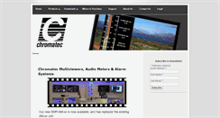 Desktop Screenshot of chromatec.com